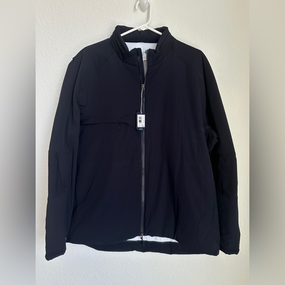 NWT Johnnie-O Performance Mens Folsom Rain Jacket Navy XL retails $398 hooded - Picture 6 of 17